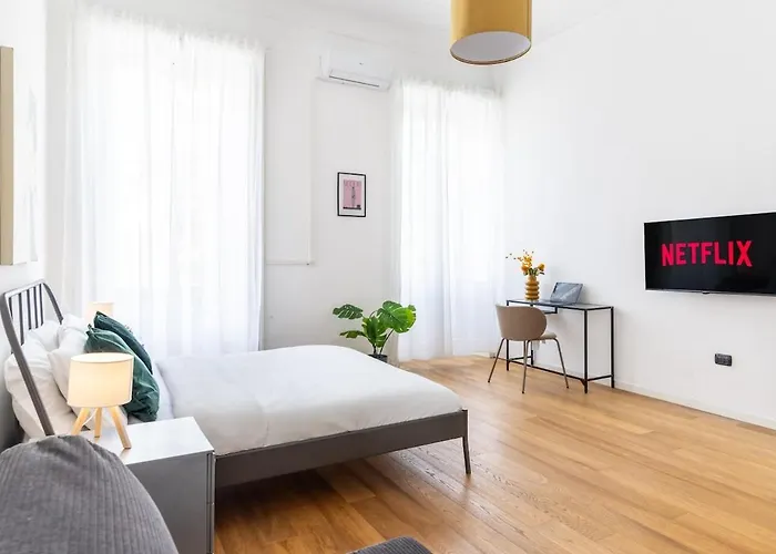 Duomo 7 Min - Design With Parking 아파트 밀라노