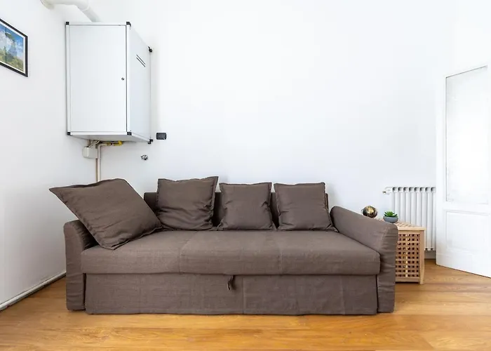 Duomo 7 Min - Design With Parking 公寓 米兰