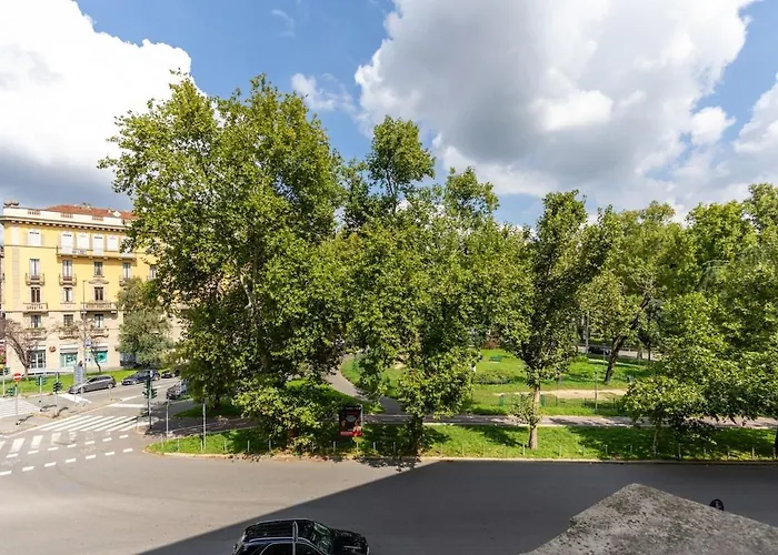 Duomo 7 Min - Design With Parking 公寓 米兰